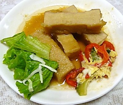 高野 豆腐ステーキ